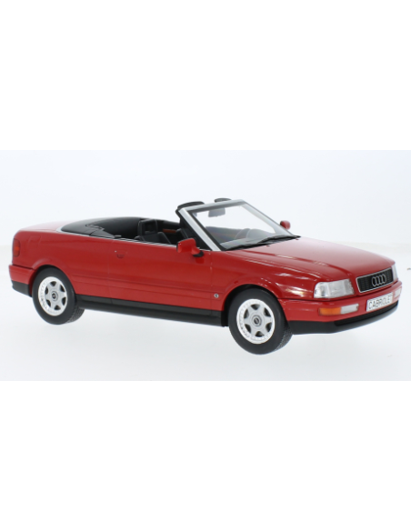 MODELCARGROUP MCG18371 AUDI 80 CABRIO 1991 RED 1:18 Modellino