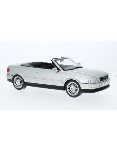 MODELCARGROUP MCG18373 AUDI 80 CABRIO 1991 SILVER 1:18 Modellino