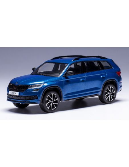 IXO MODEL CLC559 SKODA KODIAQ SPORTLINE 2018 MET.BLUE 1:43 Modellino