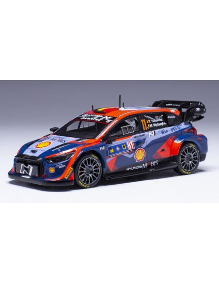 IXO MODEL RAM909 HYUNDAI I20 N WRC N.11 CENTR.EUROP.RALLY 2023 NEUVILLE-WYDAEGHE 1:43 Modellino