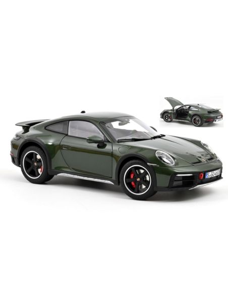 NOREV NV187241 PORSCHE 911 DAKAR 2023 OAKGREENMETALLIC 1:18 Modellino