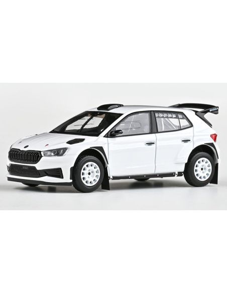 ABREX AB607EG SKODA FABIA IV RS RALLY 2 BASE 2022 WHITE 1:43 Modellino