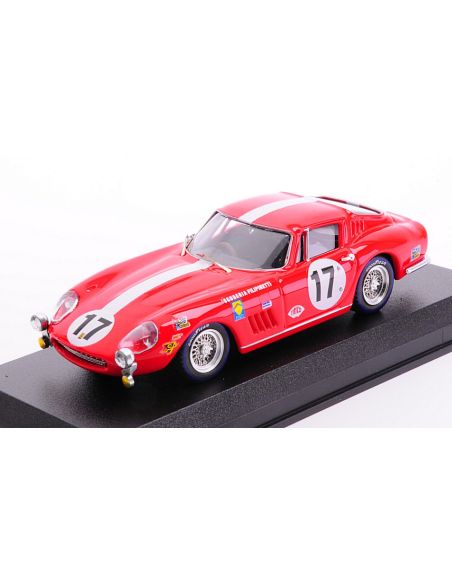 BEST MODEL BT9365-2 FERRARI 275 GTB N.17 24 H LE MANS 1968 J.REY-C.HALDI 1:43 Modellino