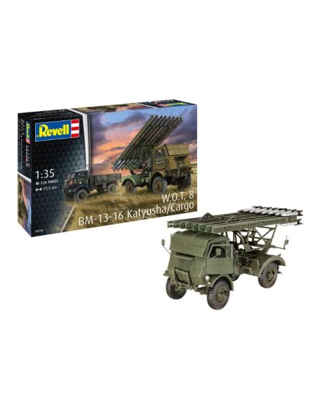 REVELL RV03338 W.O.T.8 BM-13-16 KATYUSHA/CARGO KIT 1:35 Modellino