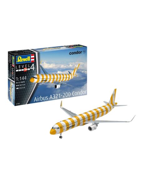 REVELL RV03788 AIRBUS A321-200 CONDOR KIT 1:144 Modellino