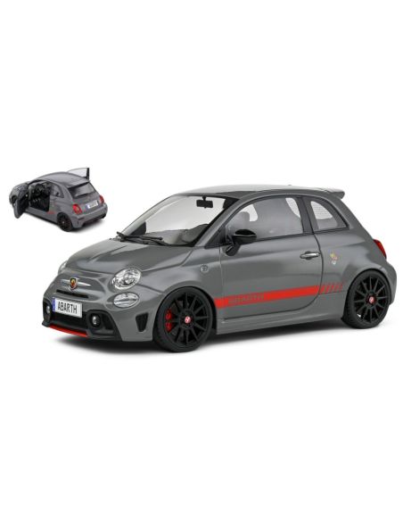 SOLIDO SL1811302 FIAT NUOVA 500 ABARTH 595 XSR YAMAHA EDITION 2022 GREY 1:18 Modellino