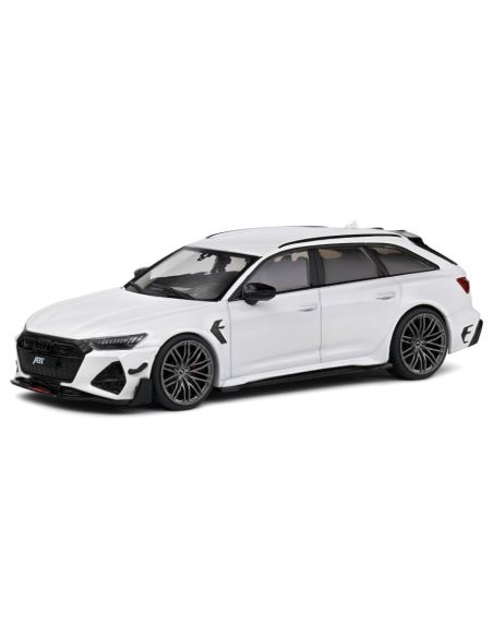 SOLIDO SL4310710 AUDI A6 RS6-R ABT AVANT SW STATION WAGON 2021 WHITE 1:43 Modellino