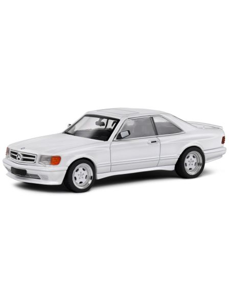 SOLIDO SL4310904 MERCEDES S-CLASS 560SEC AMG (C126) WIDE BODY 1990 WHITE 1:43 Modellino