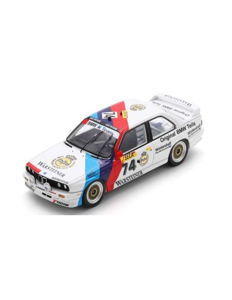 SPARK MODEL SB495 BMW E30 M3 N.74 7th 24 H SPA 1988 LOHR-SCHMICKLER-BARTELS 1:43 Modellino