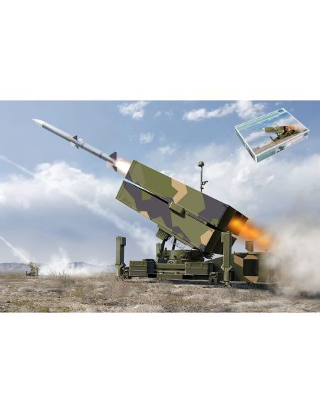 TRUMPETER TP01096 LANCIAMISSILI NASAMS Norwegian Advanced Surface-to-Air Missile KIT 1:35 Modellino