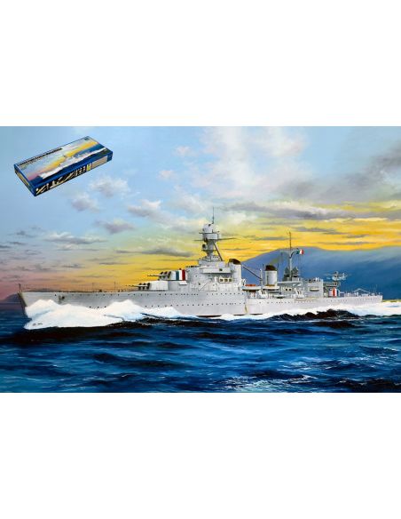 TRUMPETER TP05374 NAVE DKM FRENCH MARSEILLAISE KIT 1:350 Modellino