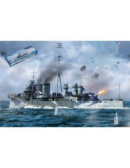 TRUMPETER TP06742 NAVE HMS COLOMBO KIT 1:700 Modellino