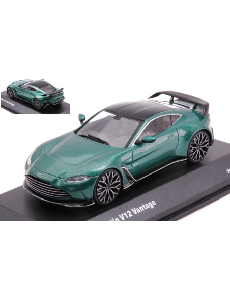 SOLIDO SL4314101 ASTON MARTIN V12 VANTAGE 2023 MET.GREEN 1:43 Modellino