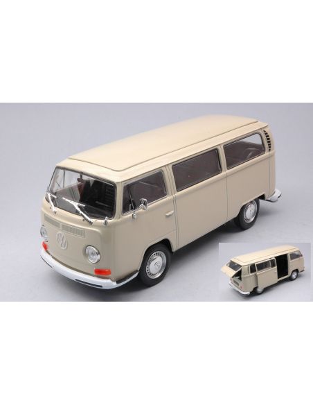 WELLY WE22472CR VW T2 BUS 1972 PASTEL CREAM 1:24 Modellino