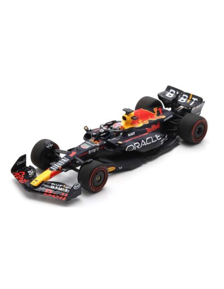 SPARK MODEL S8910 RED BULL RB19 N.1 WINNER SPANISH GP 2023 40th CAREER WIN MAX VERSTAPPEN Modellino