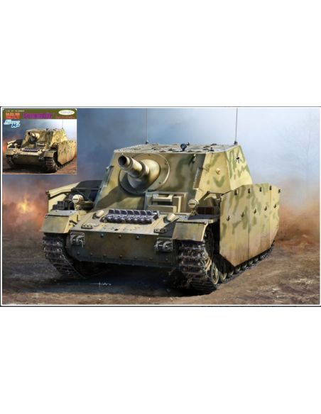 DRAGON D6992 Sd.Kfz.166 Stu.Pz. IV BRUMMBAR PRODOTTO DALLA BRUMM x KURSK KIT 1:35 Modellino