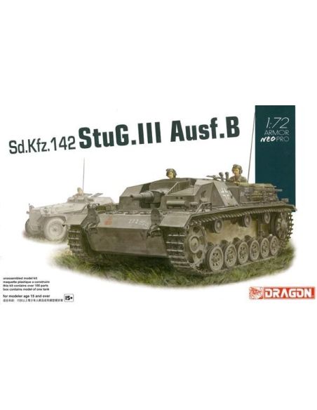 DRAGON D7636 STUG.III Ausf.B W/NEO TRACK KIT 1:72 Modellino