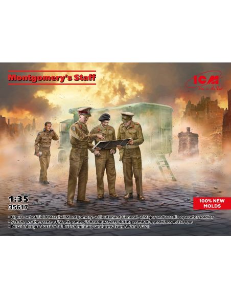 ICM ICM35617 MONTGOMERY'S STAFF KIT 1:35 Modellino