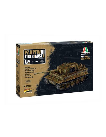 ITALERI IT25755 Pz.Kpfw.VI TIGER I Ausf.E KIT 1:56 Modellino