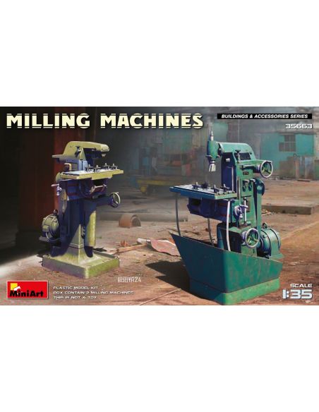 MINIART MIN35663 FRESE MILLING MACHINES KIT 1:35 Modellino