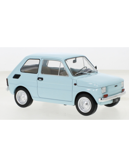 MODELCARGROUP MCG18415 FIAT 126 1972 LIGHT BLUE 1:18 Modellino