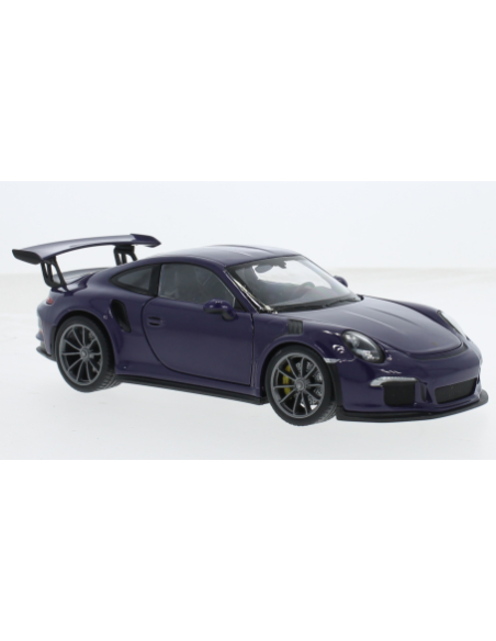 WELLY WE24080PU PORSCHE 911 (991) GT3 RS PURPLE 1:24 Modellino