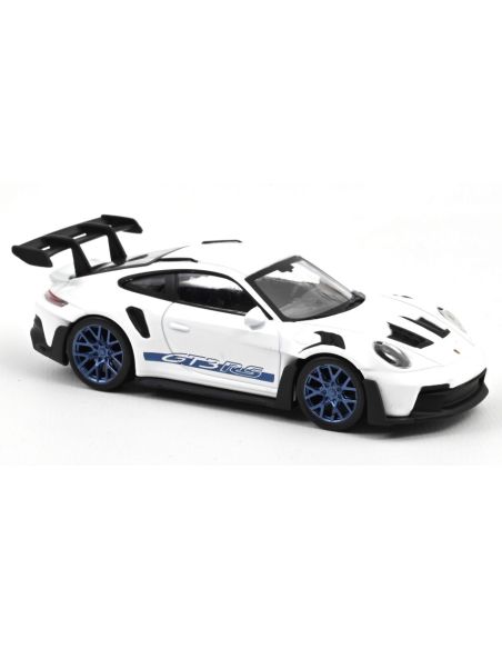 NOREV NV750048 PORSCHE 911 GT3 RS 2022 WHITE AND BLUE STICKERS JET CAR 1:43 Modellino