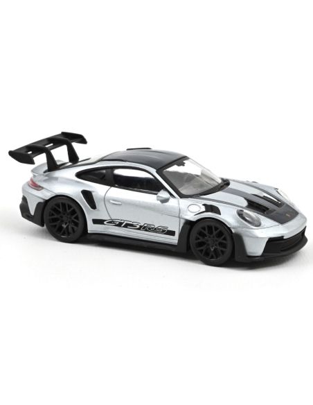 NOREV NV750049 PORSCHE 911 GT3 RS 2022 SILVER AND BLACK STICKERS JET CAR 1:43 Modellino