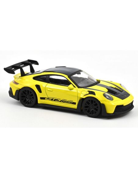 NOREV NV750063 PORSCHE 911 GT3 RS 2022 YELLOW AND BLACK STICKERS JET CAR 1:43 Modellino