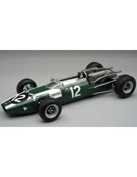 TECNOMODEL TMD18295E COOPER MASERATI F1 T81 BRITISH GP 1966 J.SURTEES 1:18 Modellino