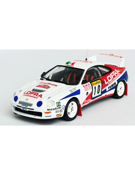 TROFEU TFRRFR82 TOYOTA CELICA GT FOUR MONTE CARLO RALLY 1996 ROGGIA-PIANEZZOLA 1:43 Modellino