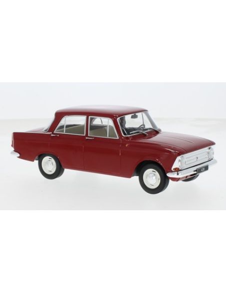 WHITEBOX WB124225 MOSKWITSCH 408 1966 DARK RED 1:24 Modellino