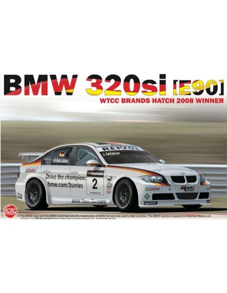 BEEMAX BMX24037 BMW 320 E90i WTCC WINNER BRANDS HATCH 2008 KIT 1:24 Modellino