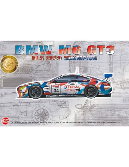 BEEMAX BMX24042 BMW M6 GT3 WINNER NLS 2020 KIT 1:24 Modellino