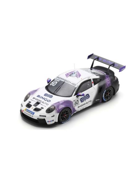 SPARK MODEL SJ145 PORSCHE 911 GT3 CUP N.60 CARRERA JAPAN CHAMPION 2022 R.OGAWA 1:43 Modellino