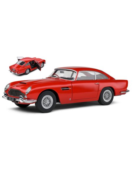 SOLIDO SL1807103 ASTON MARTIN DB5 COUPE 1964 RED 1:18 Modellino