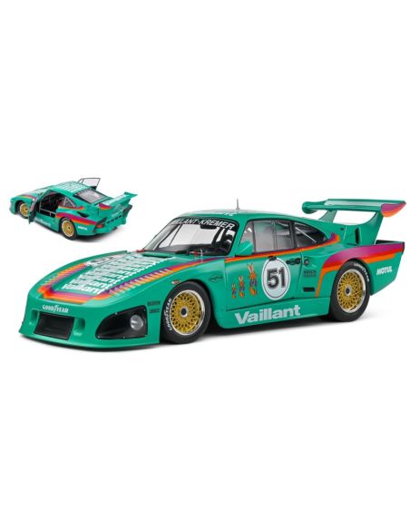 SOLIDO SL1807205 PORSCHE 935 K3 N.51 TEAM VAILLANT 1977 1:18 Modellino