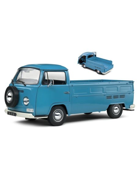 SOLIDO SL1809403 VOLKSWAGEN T2 PICK-UP 1968 BLUE 1:18 Modellino