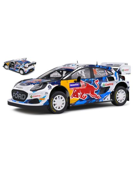 SOLIDO SL1809504 FORD PUMA RALLY1 N.16 3rd RALLY SWEDEN 2024 A.FOURMAUX/A.CORIA 1:18 Modellino