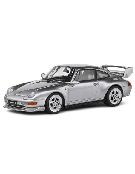 SOLIDO SL4313803 PORSCHE 911 993 RS CLUBSPORT COUPE 1993 SILVER 1:43 Modellino