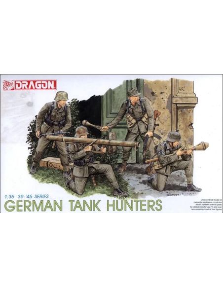 DRAGON D6034 GERMAN TANK HUNTERS KIT 1:35 Modellino