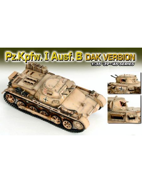 DRAGON D6207 PZ KPFW I AUSF DAK VERSION KIT 1:35 Modellino