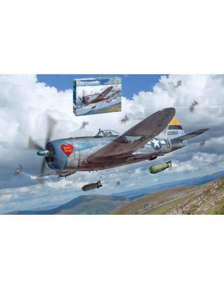 ITALERI IT2835 P-47D THUNDERBOLT (E.T.O.) KIT 1:48 Modellino