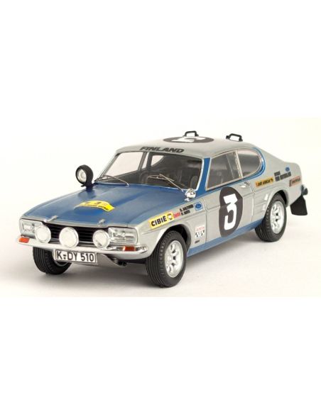 TROFEU TFDSN233 FORD CAPRI 2600 N.3 EAST AFRICAN SAFARI 1970 AALTONEN-HUTH 1:43 Modellino