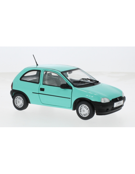 WHITEBOX WB124226 OPEL CORSA B 1993 TURQUOISE 1:24 Modellino