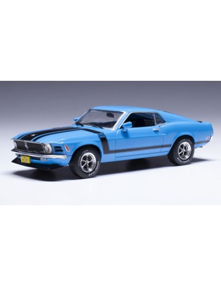 IXO MODEL CLC569 FORD MUSTANG BOSS 302 1970 BLUE 1:43 Modellino