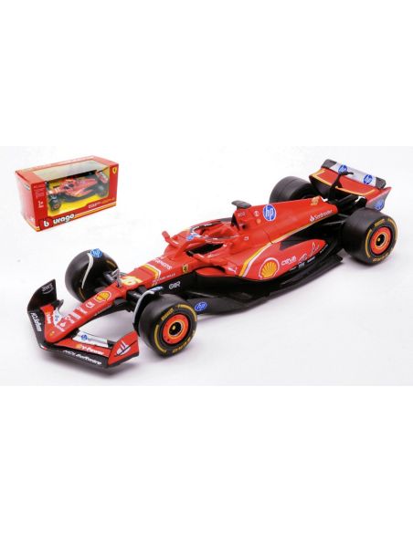 BBURAGO BU36844L FERRARI SF-24 N.16 F1 2024 CHARLES LECLERC 1:43 Modellino