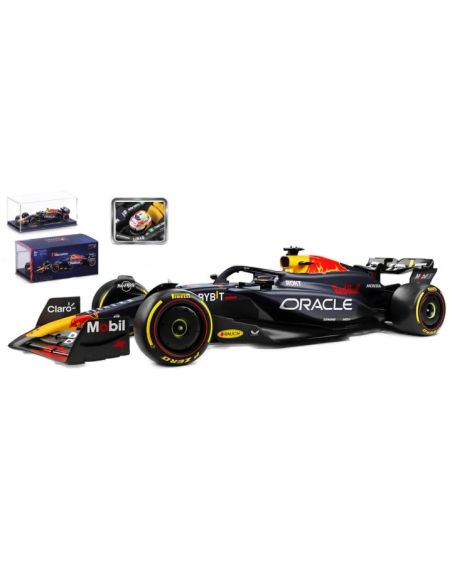 BBURAGO BU38098P RED BULL RB20 N.11 F1 2024 SERGIO PEREZ SIGNATURE 1:43 Modellino