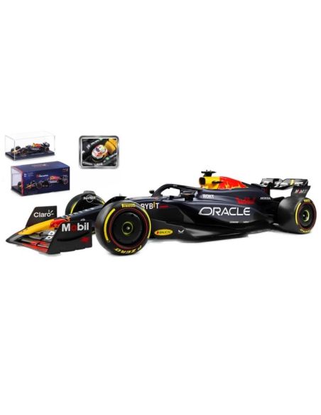 BBURAGO BU38098V RED BULL RB20 N.1 F1 2024 MAX VERSTAPPEN SIGNATURE 1:43 Modellino