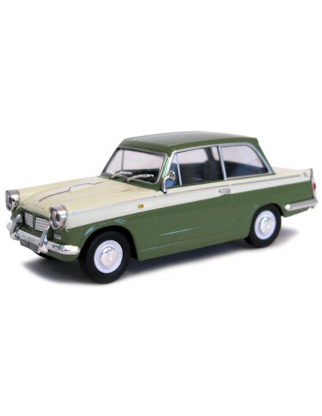 CARARAMA CA16890 TRIUMPH HERALD 1200 YELLOW/GREEN 1:43 Modellino